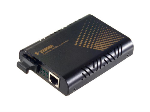 EtherWAN 10/100Base-TX to 100Base-FX Single Mode (ST) -20Km (1310nm) 1x Network RJ-45 1x ST Ports Single-mode Fast Ethernet 10/100Base-TX 100Base-FX