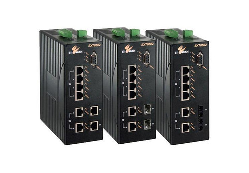 EtherWAN EX78602-0VB Ethernet Switch - 6 Ports - Manageable - Gigabit Ethernet Fast Ethernet - 10/100Base-TX 1000Base-X - 2 Layer Supported -