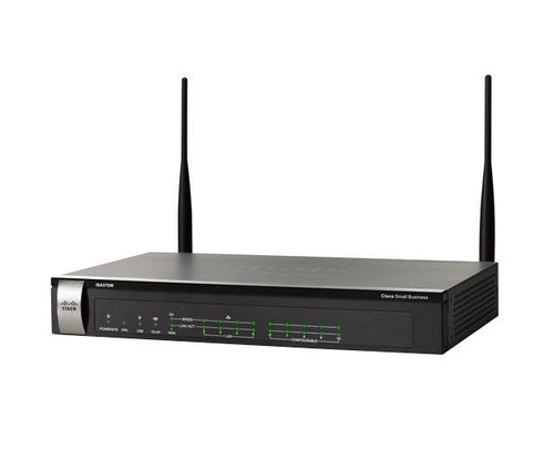Cisco ISA550W Network Security/Firewall Appliance - 7 Port - Gigabit Ethernet - Wireless LAN IEEE 802.11n - 7 x RJ-45 - Rack-mountable Wall