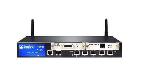 Juniper Secure Services Gateway 20 - 5 x 10/100Base-TX LAN - 2 x (Refurbished)