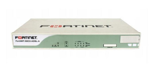 Fortinet FortiWiFi 60CX-ADSL-A Network Security/Firewall Appliance - 12 Port - Gigabit Ethernet - Wireless LAN IEEE 802.11n - 11 x RJ-45 -