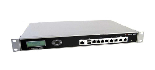 Fortinet FortiGate 200A Security Appliance - 8 Port - 10/100/1000Base-T 10/100Base-TX - Fast Ethernet - 22.50 MB/s Firewall