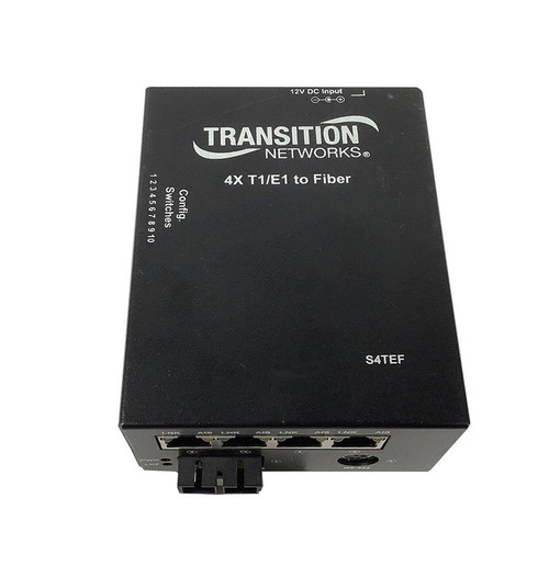 Transition Networks 4X T1E1 W/O Ethernet 1-Sfp- Sa Media Converter