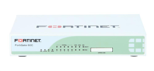 Fortinet FortiGate 60-C Multi-threat Security Platform - 8 Port - 10/100/1000Base-T 10/100Base-TX - Gigabit Ethernet - 128 MB/s Firewall