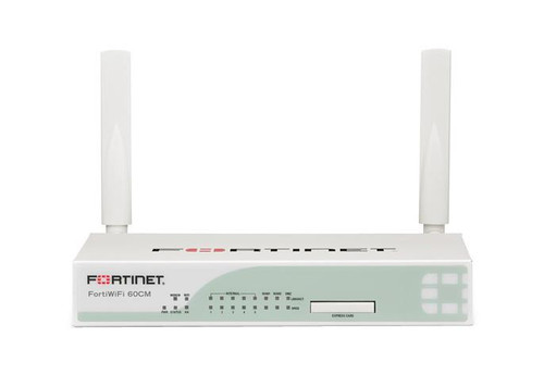 Fortinet FortiWiFi 60CM Network Security/Firewall Appliance - 8 Port - Gigabit Ethernet - Wireless LAN IEEE 802.11n - 8 x RJ-45 - Wall