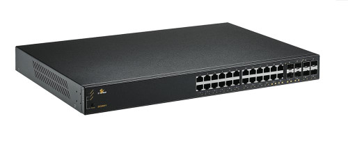 EtherWAN 24-Ports 10/100/1000Base-T Managed Ethernet Switch with 4x SFP Combo and 4x 1G/10G SFP+ Ports (Refurbished)