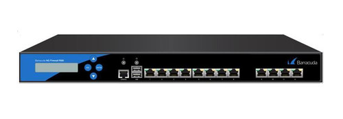 Barracuda F600 Network Security/Firewall Appliance - 8 Port - 1000Base-X - Gigabit Ethernet - AES (128-bit) AES (256-bit) DES 3DES CAST