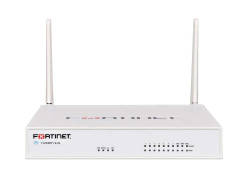 Fortinet FortiWifi 61E Network Security/Firewall Appliance - 10 Port - 1000Base-T - Gigabit Ethernet - Wireless LAN IEEE 802.11ac - AES (256-bit)