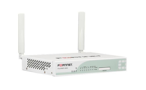 Fortinet FortiWiFi 60C Wireless Multi-threat Security Appliance - 8 Port - 10/100/1000Base-T 10/100Base-TX - Gigabit Ethernet - 128 MB/s Firewall