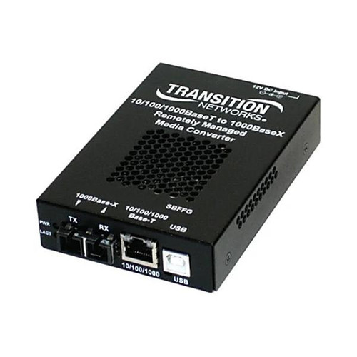 Transition Networks 10/100/1000B-T To 1Xsfp- Br Media Converter