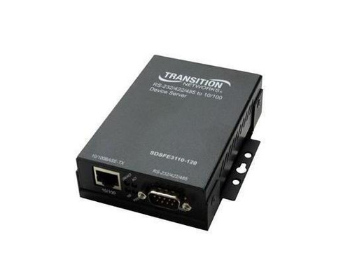 Transition Networks Rs232/422/485 To 10/100Base-Tx Rj45- Br Media Converter