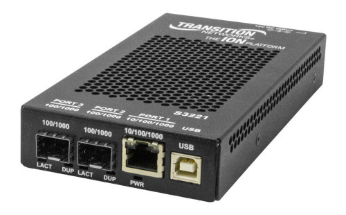 Transition Networks 10/100/1000Baset To 2Xsfp - Sa Media Converter