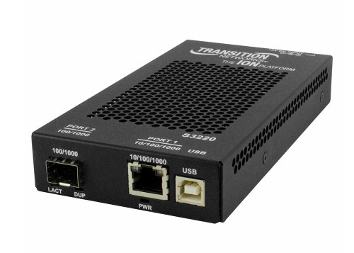 Transition Networks 10/100/1000Baset To 1000Base-BX 1310Tx/1490Rx 20Km 3.3V-La Media Converter