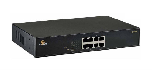 EtherWAN Web-Smart 8-Ports PoE 10/100/1000BASE-T Ethernet Switch (Refurbished)