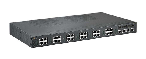 EtherWAN 24-Port 10/100BASE-TX + 4-Port Gigabit Managed Ethernet Switch - 24 Ports - Manageable - Fast Ethernet Gigabit Ethernet - 10/100Base-TX