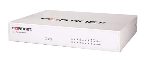 Fortinet FortiGate FG-60F Network Security/Firewall Appliance - 10 Port - 10/100/1000Base-T - Gigabit Ethernet - AES (256-bit) SHA-256 - 200 VPN -