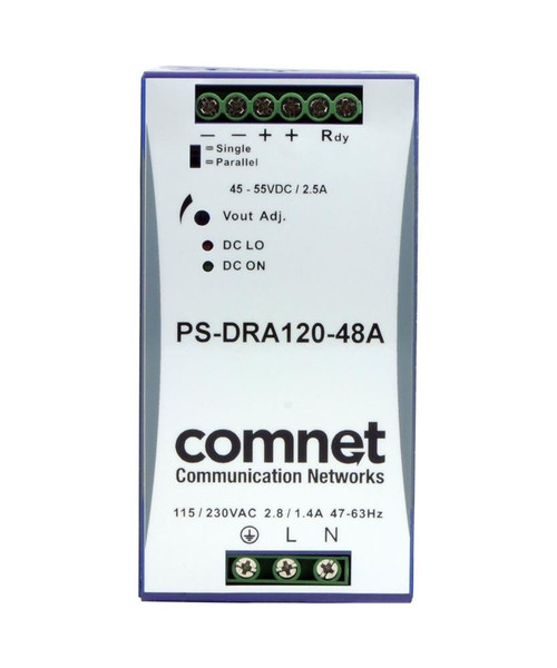 ComNet Industrial 120-Watts 48VDC DIN Rail Mounting Power Supply