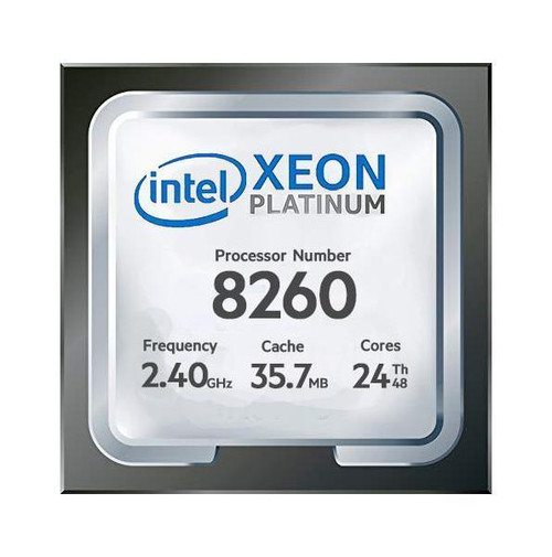 HP 2.40GHz 36MB Cache Socket FCLGA3647 Intel Xeon Platinum 8260 24-Core Processor Upgrade Kit