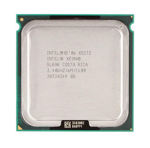 Dell 3.40GHz 1600MHz FSB 6MB L2 Cache Intel Xeon X5272 Processor Upgrade