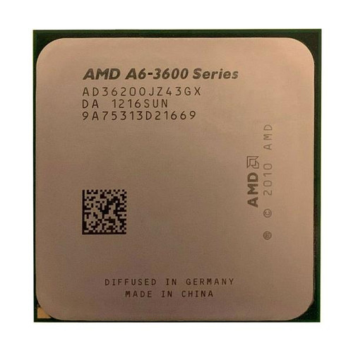 AMD A6-3600 Quad-Core 2.10GHz 4MB L2 Cache Socket FM1 Desktop Processor