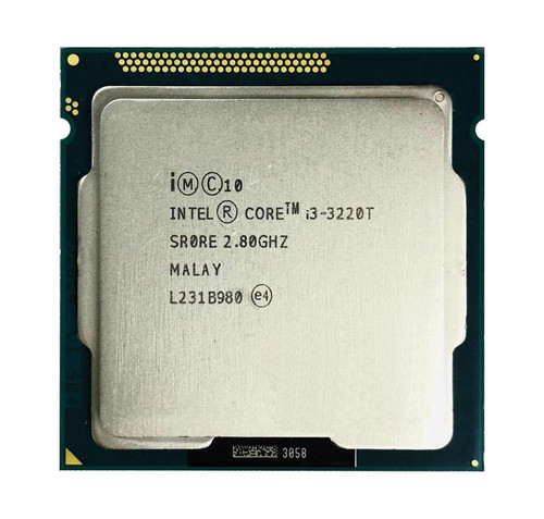 Lenovo 2.80GHz 5.00GT/s DMI 3MB L3 Cache Socket LGA1155 Intel Core i3-3220T Dual-Core Desktop Processor Upgrade