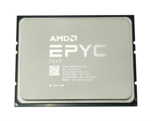 AMD EPYC 7643 48-Core 2.30GHz 256MB L3 Cache Socket SP3 Processor