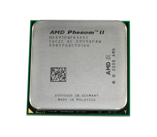 AMD Phenom II X4 910 Quad-Core 2.60GHz 4000MHz HT 2MB L2 6MB L3 Socket AM3 PGA-941 Processor