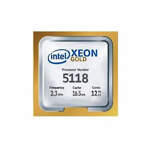 Dell 2.30GHz 10.40GT/s UPI 16.5MB L3 Cache Socket LGA3647 Intel Xeon Gold 5118 12-Core Processor Upgrade