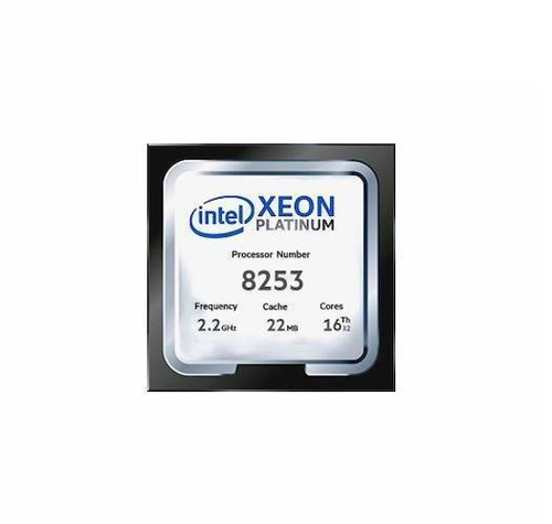 HPE 2.20GHz 22MB Cache Socket LGA3647 Intel Xeon Platinum 8253 16-Core Processor Upgrade
