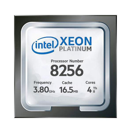 Dell 3.80GHz 17MB Cache Socket FCLGA3647 Intel Xeon Platinum 8256 Quad-Core Processor Upgrade