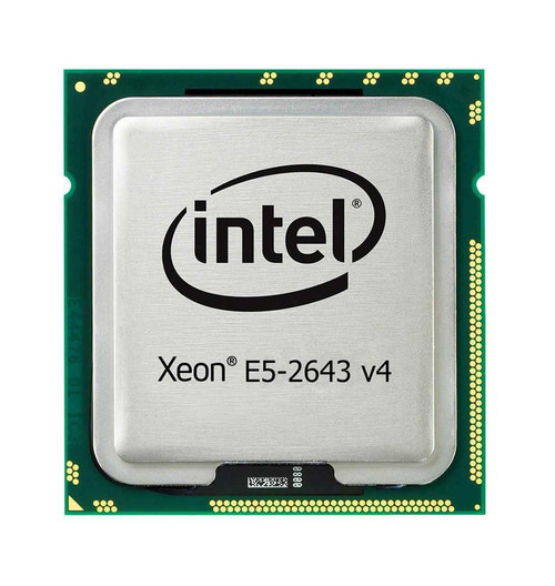 Dell 3.40GHz 9.60GT/s QPI 20MB L3 Cache Socket FCLGA2011-3 Intel Xeon E5-2643 v4 6-Core Processor Upgrade