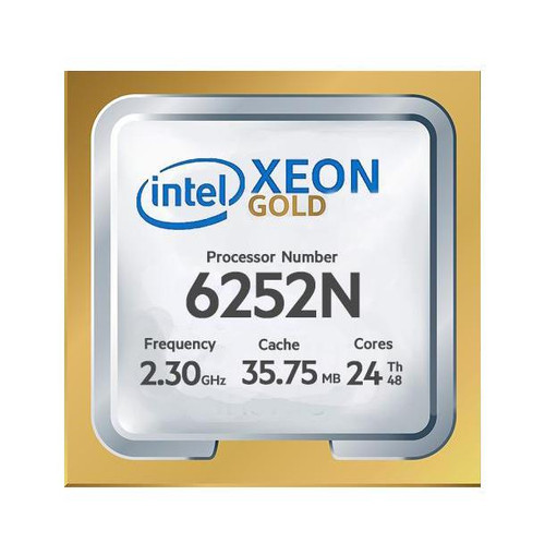 EMC 2.30GHz 35.75MB Cache Socket FCLGA3647 Intel Xeon Gold 6252N 24-Core Processor Upgrade