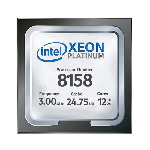 Cisco 3.00GHz 10.40GT/s UPI 24.75MB L3 Cache Socket LGA3647 Intel Xeon Platinum 8158 12-Core Processor Upgrade