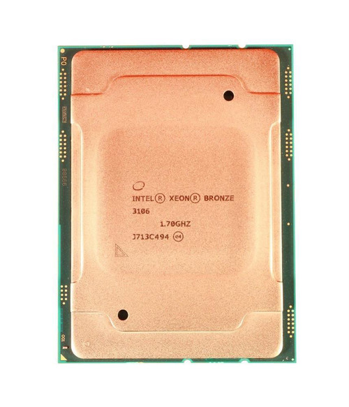 HPE 1.70GHz 9.60GT/s UPI 11MB L3 Cache Intel Xeon Bronze 3106 8-Core Processor Upgrade for DL360 Gen10