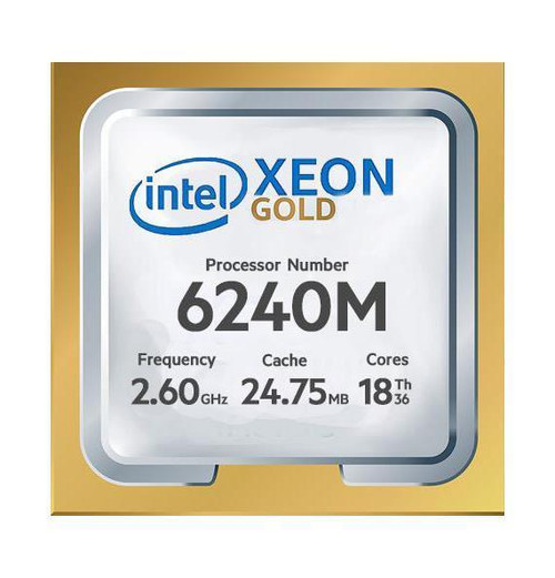 HPE 2.60GHz 24.75MB Cache Intel Xeon Gold 6240M 18-Core Processor Upgrade