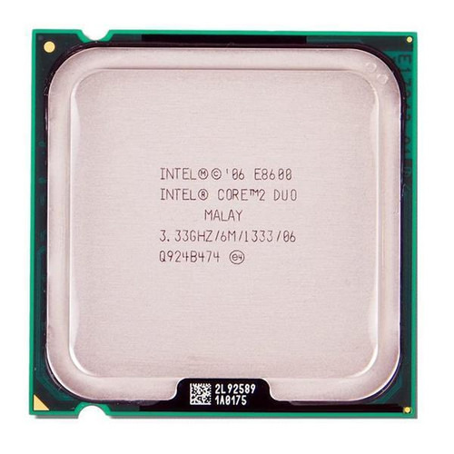 Dell 3.33GHz 1333MHz FSB 6MB L2 Cache Socket LGA775 Intel Core 2 Duo E8600 Desktop Processor Upgrade