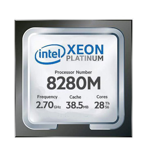 Dell CPU Kit Intel Xeon Platinum 28 Core Processor 8280m 2.70GHz 38.5mb Cache Tdp 205w Fclga3647 For Dell Precision 7920 Tower