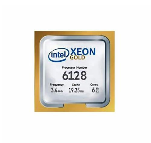 Dell 3.40GHz 19.25MB L3 Cache Socket 3647 Intel Xeon Gold 6128 6-Core Processor Upgrade