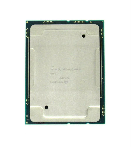 Dell 2.10GHz 10.40GT/s UPI 30.25MB L3 Cache Socket LGA3647 Intel Xeon Gold 6152 22-Core Processor Upgrade