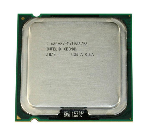 Dell 2.66GHz 1066MHz FSB 4MB L2 Cache Socket PLGA775 Intel Xeon 3070 Dual-Core Processor Upgrade