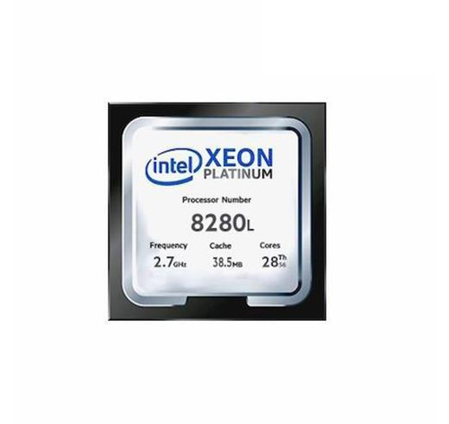 Dell 2.70GHz 38.5MB L3 Cache Socket FCLGA3647 Intel Xeon Platinum 8280L 28-Core Processor Upgrade