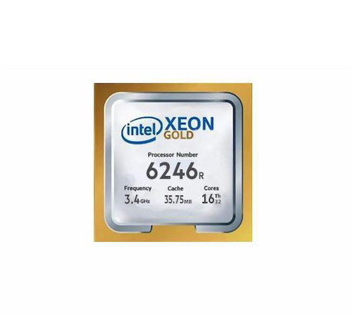 Dell 3.40GHz 35.75MB Cache Socket FCLGA3647 Intel Xeon Gold 6246R 16-Core Processor Upgrade