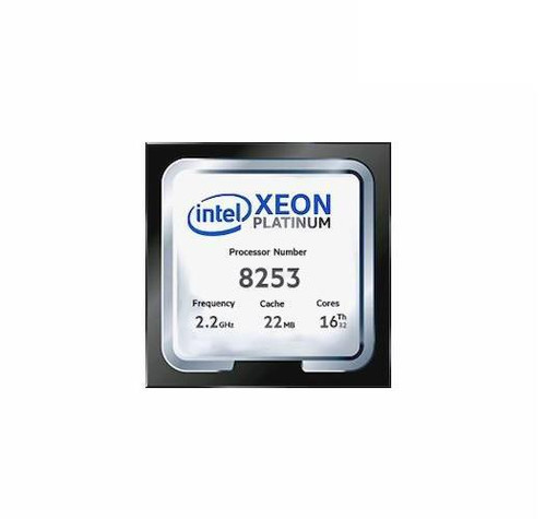 Dell CPU Kit Intel Xeon Platinum 16 Core Processor 8253 2.20GHz 22mb Cache Tdp 125w Fclga3647 For Dell Precision 7920 Tower