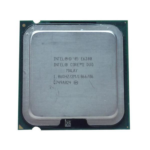 Dell 1.86GHz 1066MHz FSB 2MB L2 Cache Socket LGA775 Intel Core 2 Duo E6300 Desktop Processor Upgrade