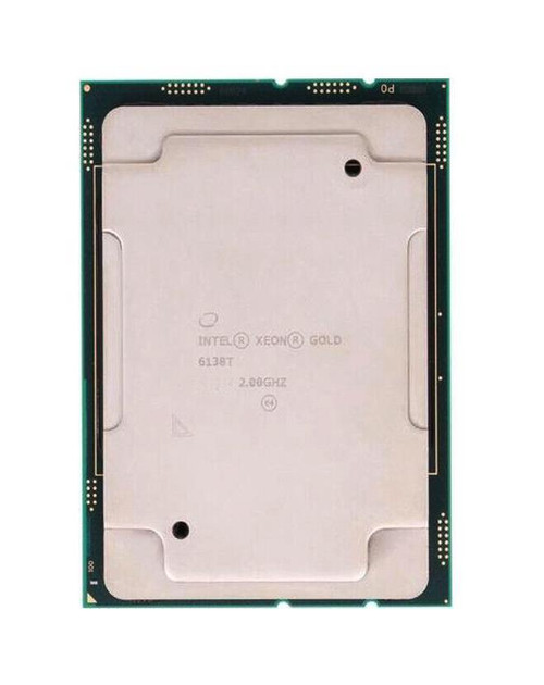 Dell 2.00GHz 10.40GT/s UPI 27.5MB L3 Cache Socket LGA3647 Intel Xeon Gold 6138T 20-Core Processor Upgrade