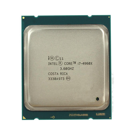 Dell 3.60GHz 5.00GT/s DMI2 15MB L3 Cache Socket LGA2011 Intel Core i7-4960X 6-Core Processor Upgrade
