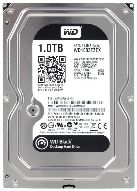 WD1003FZEX-00MK2A0 Western Digital Black 1TB 7200RPM SATA 6Gbps