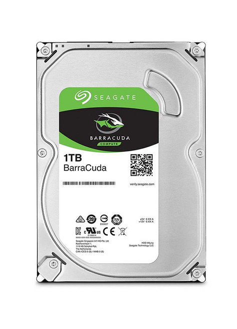 ST1000DMZ10 Seagate BarraCuda 1TB 7200RPM SATA 6Gbps 64MB Cache (4K) 3.5-inch Internal Hard Drive