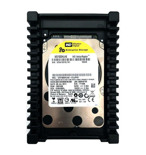 WD1500HLHX-01JJP0 Western Digital VelociRaptor 150GB 10000RPM SATA 6Gbps 32MB Cache 3.5-inch Internal Hard Drive