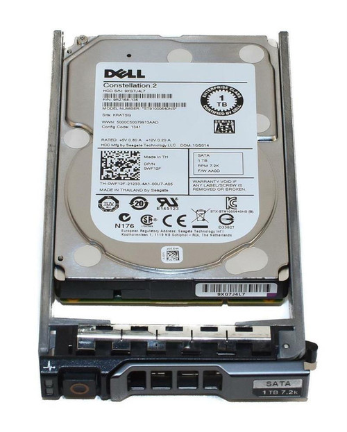 0WF12F Dell 1TB 7200RPM SATA 6Gbps Hot Swap 64MB Cache 2.5-inch Internal Hard Drive